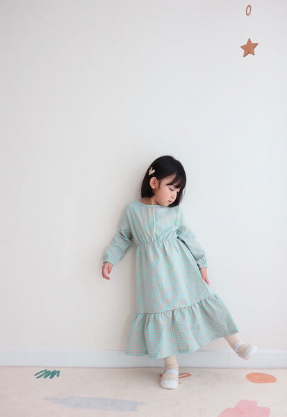 Gingham Long Dress