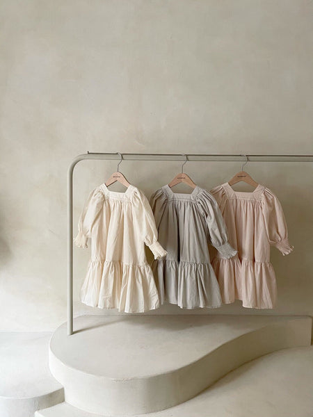 Puff Sleeves Dress (Little One)