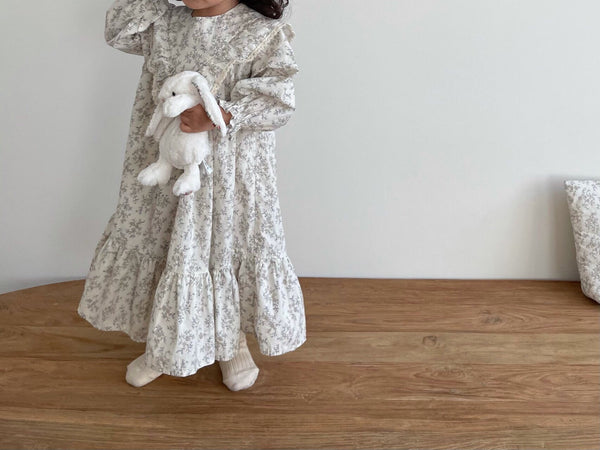 Floral Ruffle Dress (Little one)