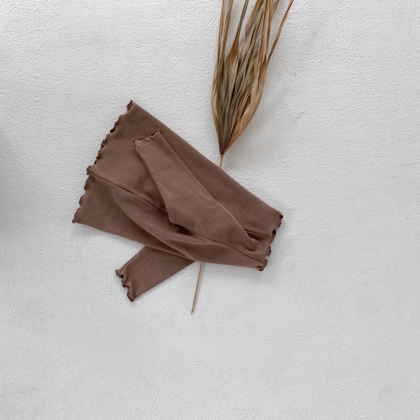 Mock-neck Ruffle Tee