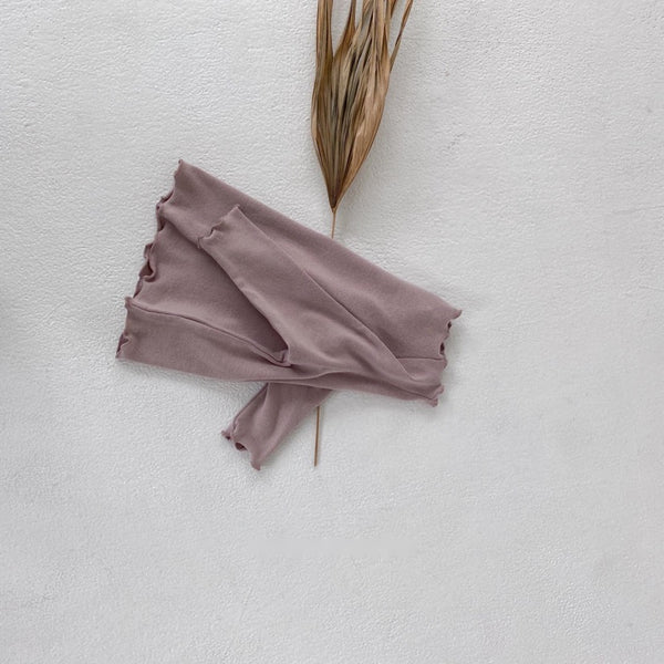 Mock-neck Ruffle Tee