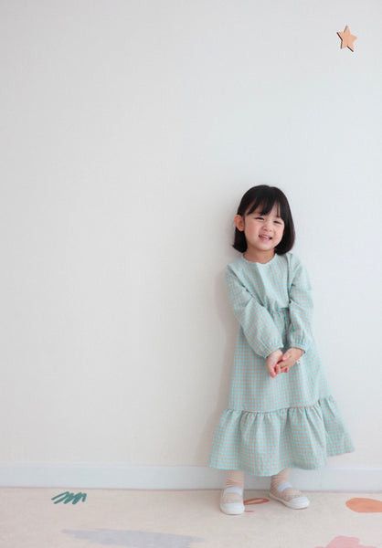 Gingham Long Dress