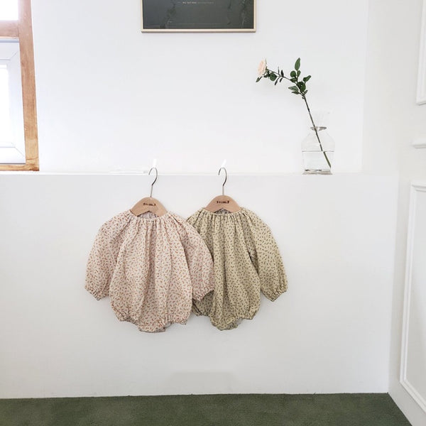 Little Flower Romper and Bonnet (Set)