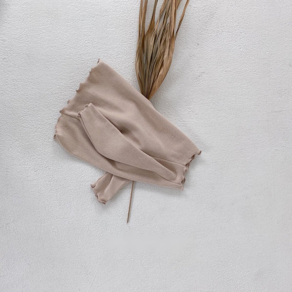 Mock-neck Ruffle Tee