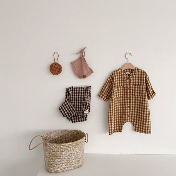 Gingham Jumpsuit