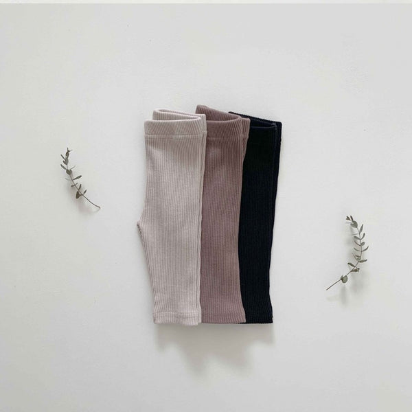 Ribbed Footless Leggings