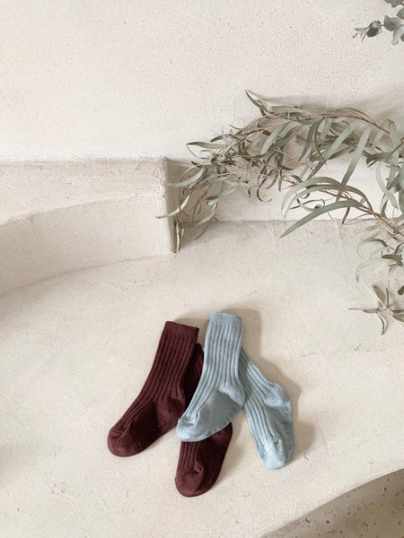 Ribbed Knee Socks (6-Pack)