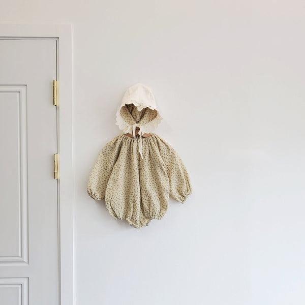 Little Flower Romper and Bonnet (Set)