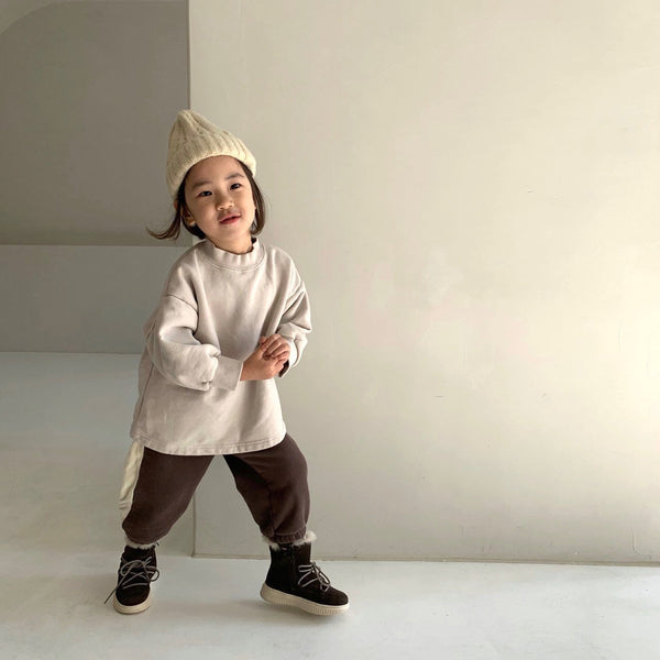 Basic Mock-Neck Sweatshirts