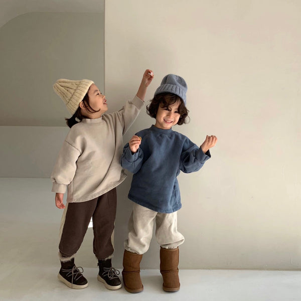 Basic Mock-Neck Sweatshirts