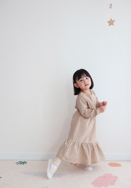 Gingham Long Dress