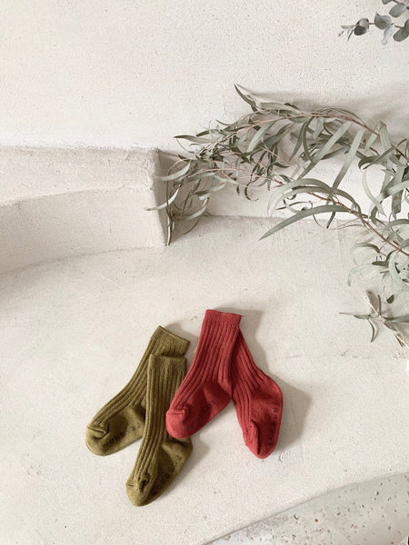 Ribbed Knee Socks (6-Pack)