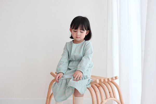 Gingham Long Dress