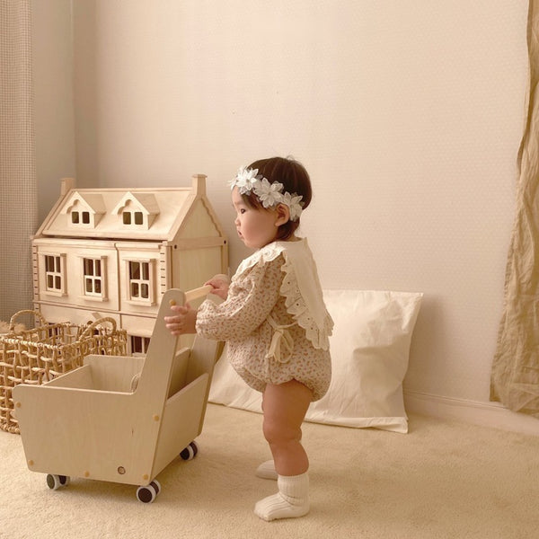 Little Flower Romper and Bonnet (Set)