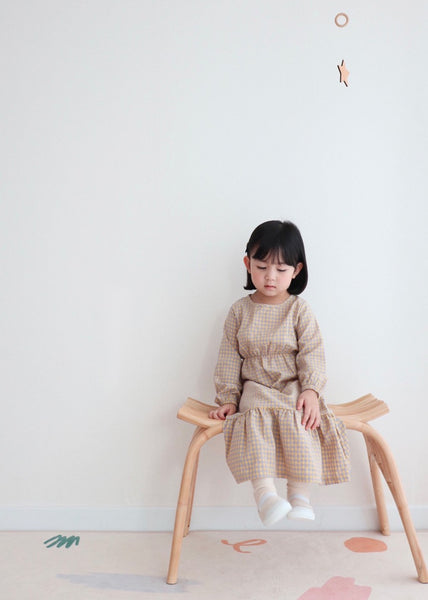 Gingham Long Dress