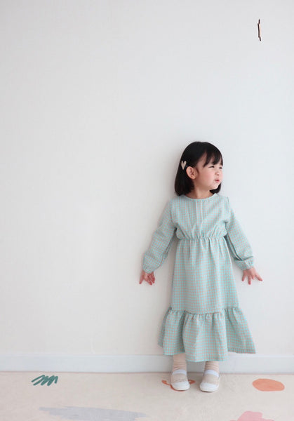 Gingham Long Dress