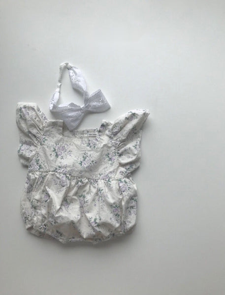 Baby Flower Bubble Romper