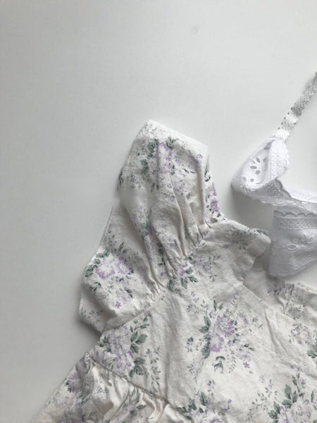 Baby Flower Bubble Romper