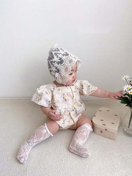 Baby Flower Bubble Romper