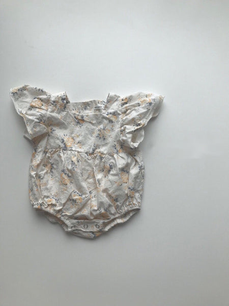 Baby Flower Bubble Romper