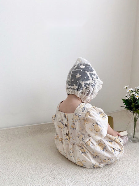 Baby Flower Bubble Romper