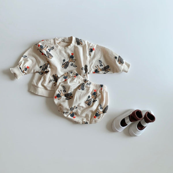 Sweatshirts and Bloomer Set