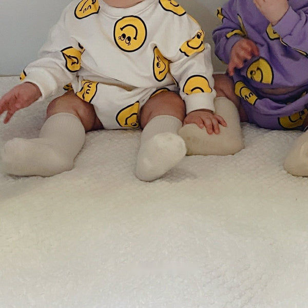 Smiley Face Sweatshirts and Bloomers Set