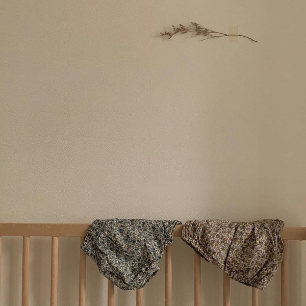 Floral Print Bloomer and Bucket Hat (Set)