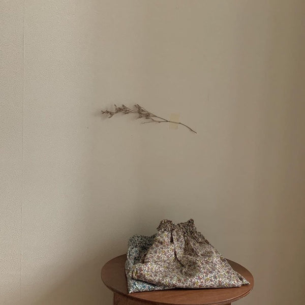 Floral Print Pants and Bucket Hat (Set)