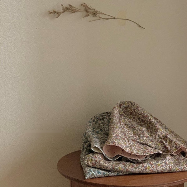 Floral Print Pants and Bucket Hat (Set)