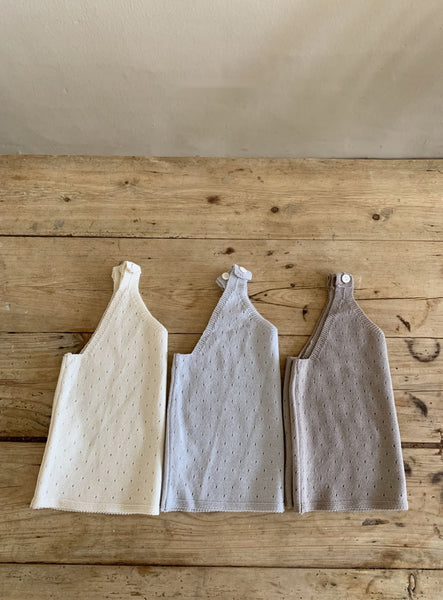 Pointelle Sleeveless Knit Top