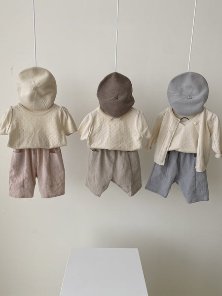 Pointelle Sleeveless Knit Top