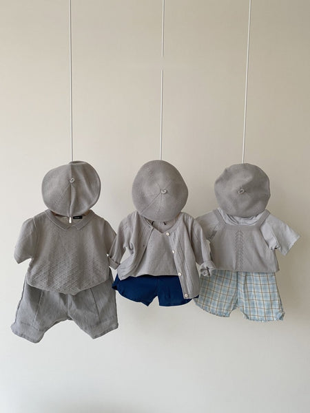 Pointelle Sleeveless Knit Top