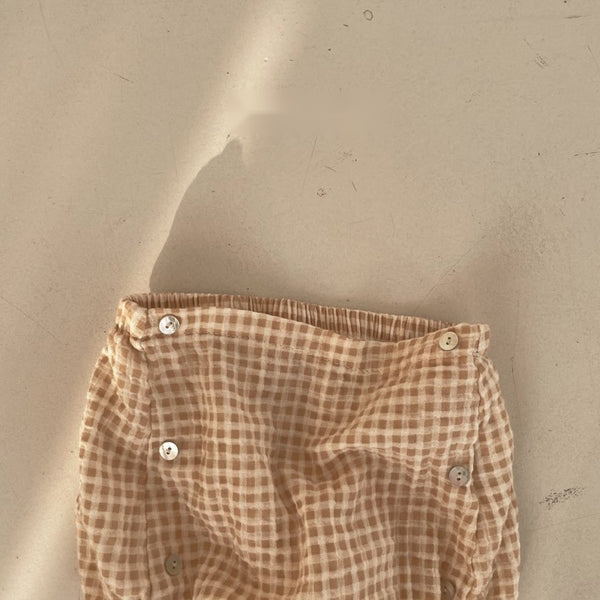 Bebe Gauze Cotton Bubble Bloomer