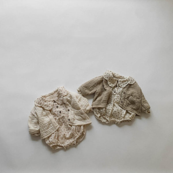 Petal collar bodysuit