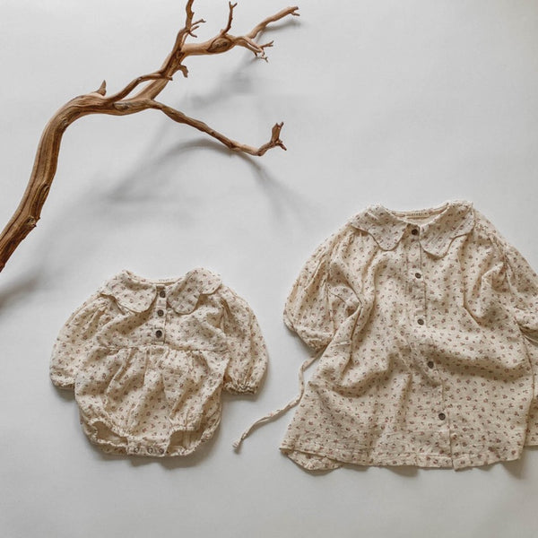 Petal collar bodysuit