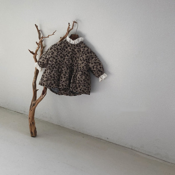 Floral Pattern Padded bodysuit