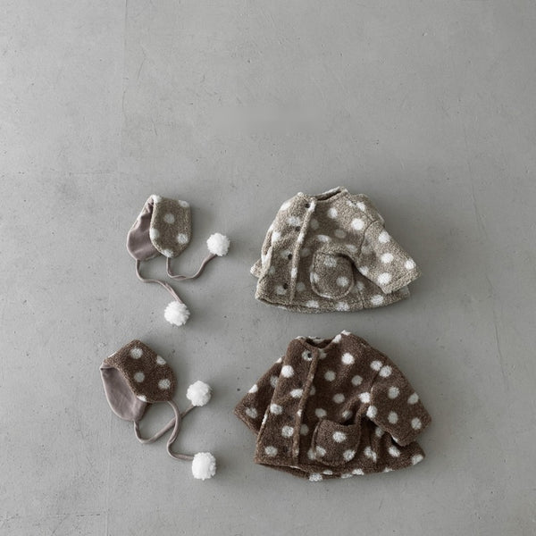 Teddy bear Cotton Jacket with earmuff (Set)