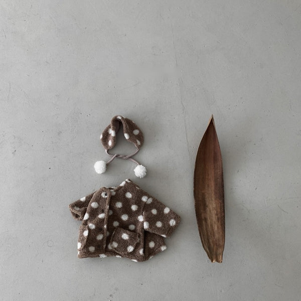 Teddy bear Cotton Jacket with earmuff (Set)