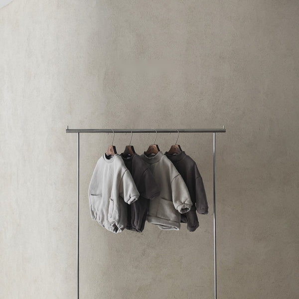 Mock-neck  Sweatshirt