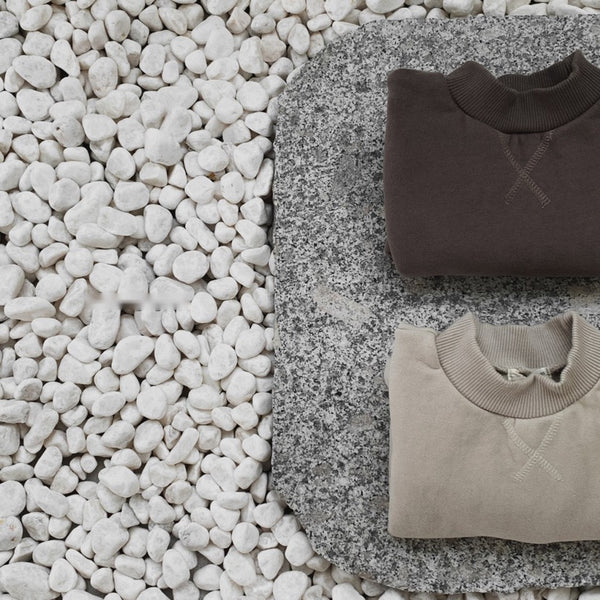 Mock-neck  Sweatshirt