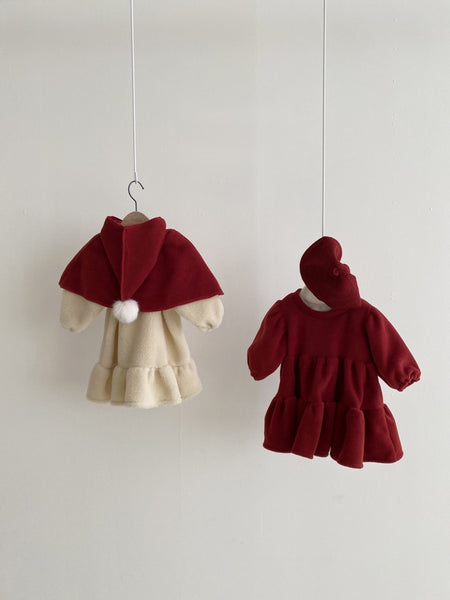 Christmas Pom Pom Cape