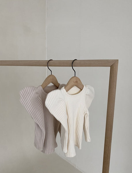 Thick Ribbed Puff T-shirt