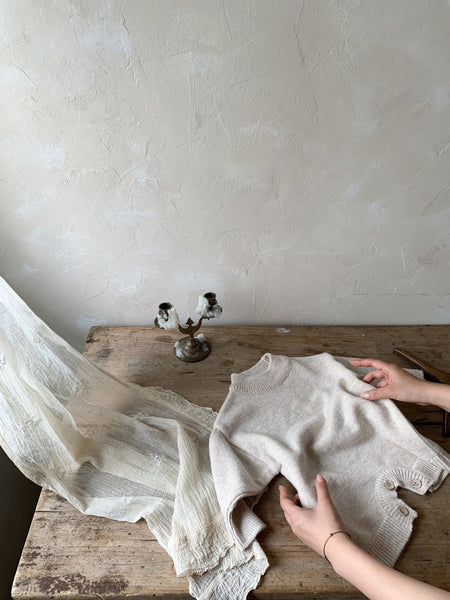 Cashmere Blend Knitted Romper