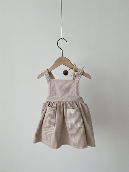 Corduroy Pinafore Dress