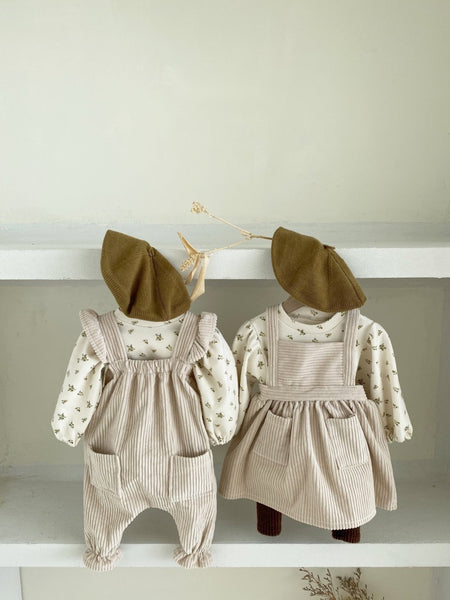 Corduroy Pinafore Dress