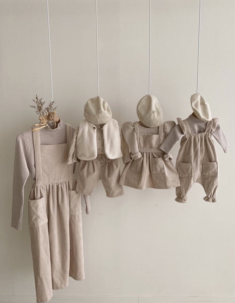 Corduroy Pinafore Dress