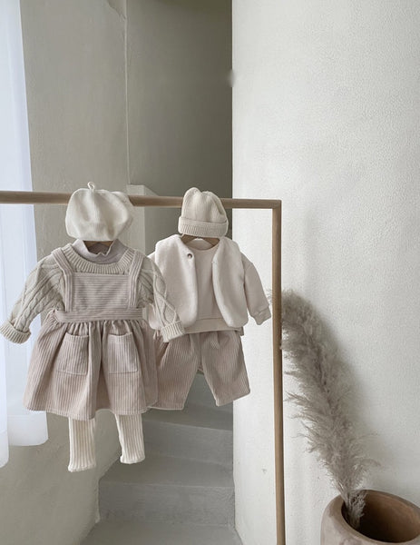 Corduroy Pinafore Dress