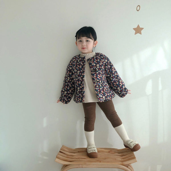 Corduroy Ruffleneck Blouse