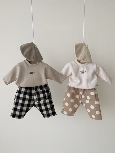 Gingham Padded Pants